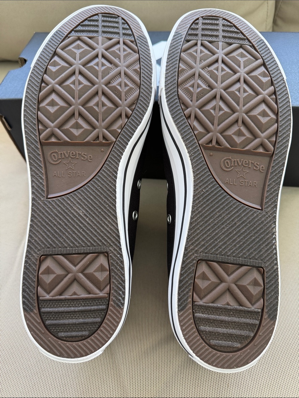 Never been worn Converse Black and White Chuck Taylor All Star High Tops - Picture 5 of 9